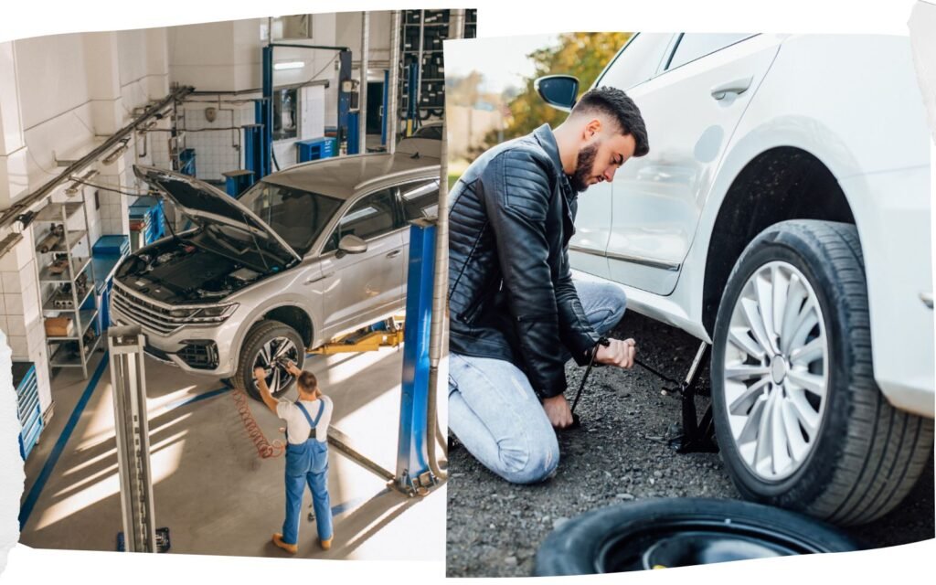 Roadside Assistance 2 mobile tyre fitting vs garage